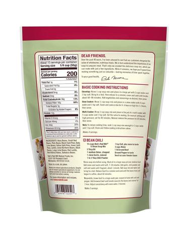 Bob's Red Mill 13 Bean Soup Mix 29 oz - Pack of 4 - Buy Online on GoSupps.com