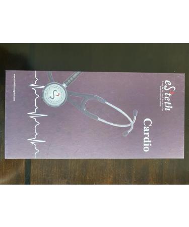 eSteth Cardiology Stethoscope - Ultra Sensitive Single Head - Extra Ear Tips & 30" Flexible Tubing - Navy Blue | Professional Medical Equipment - Buy Online on GoSupps.com