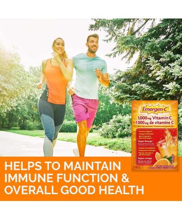 Emergen-C Variety Flavor Pack - 90 ct. Orange 30 count (Pack of 3) - Buy Online on GoSupps.com