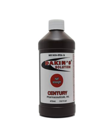 Century Pharmaceuticals 0436-0936-161trength Sodium Hypochlorite 0.25 %  Wound Therapy for Acute and Chronic Wounds by Century Pharmaceuticals  16 FL. OZ