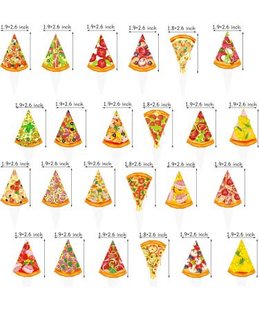 48pcs Pizza Theme Cupcake Toppers - Buy Online on GoSupps.com