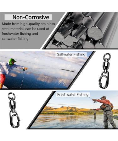 9Tong High Strength Snaps & Vertebrae Saltwater Fishing Rings - 30LBS to 156LBS 25 PCs Stainless Steel - Buy Online on GoSupps.com