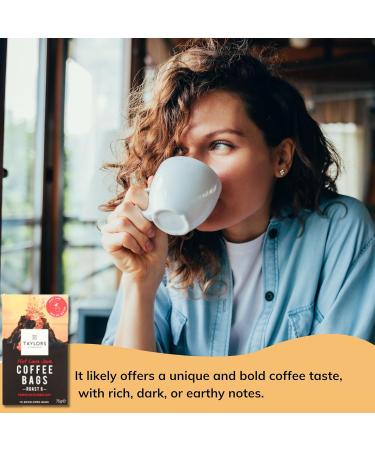 Taylors Coffee Bags bundle contains Hot Lava Java Rich Italian Flying Start 10 Bags each Pack of 3 x 75g Wooden Spoon - Buy Online on GoSupps.com