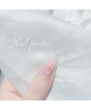 Buy 2 Jar Nail Powder Set Aurora & Mermaid Dazzling Glitter for DIY Nail Art | Glazed Donut Mirror Effect Powder & Sponge Stick - International Shipping - Buy Online on GoSupps.com