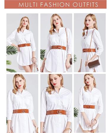 Renaissance Waist Vintage Leather Belt - Brown - Large | TeeYee Fashion - Buy Online on GoSupps.com