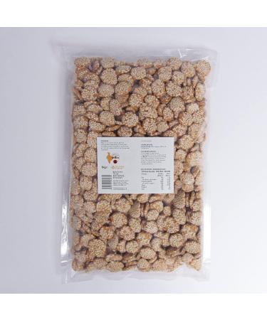The Food Supply Jaggery Sesame Buttons Protein Buttons Great Taste Award Winner 2023 - Made out of 100% pure Jaggery Sesame Seed Cardamom - Gulten Free - Vegan & Vegetarian Friendly - 1kg JAGGERY REWRI (POUCH) 1KG - Buy Online on GoSupps.com
