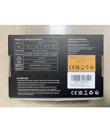 Hygger 50W Mini Aquarium Heater with Digital Display | Betta & Turtle Safe for 45L Freshwater Tanks - International Shipping Available - Buy Online on GoSupps.com