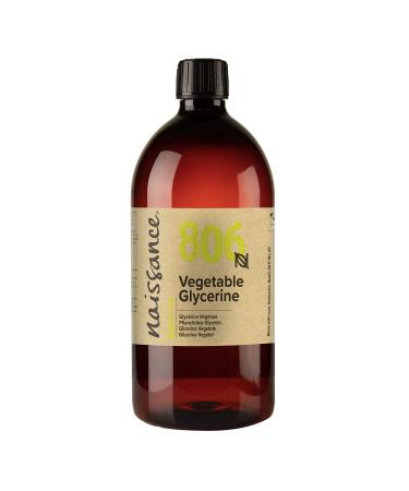 naissance Vegetable Glycerin (Glycerol) Liquid 32 fl oz - Pure  USP Pharmaceutical Grade  Kosher  Vegan  Premium Quality  Natural Humectant  Non GMO