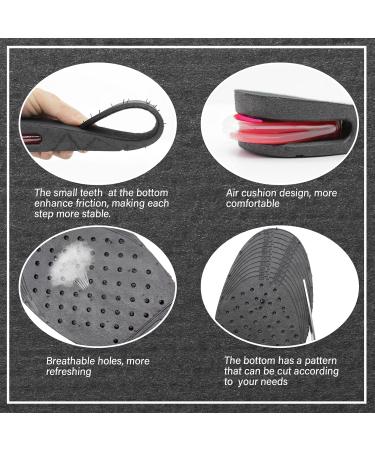 Buy WishLotus Height Increase Insoles - 1.77" Adjustable Heel Lifts for Men & Women - Breathable Shoe Inserts with Air Cushion for Comfort - Buy Online on GoSupps.com