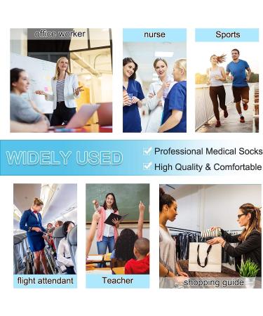 20-30 mmhg Thigh High Compression Stockings for Women Men - Open Toe Support Hose for Varicose Veins & Swelling - Black XXL (1 Pair) - Buy Online on GoSupps.com