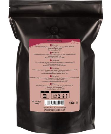 Cherry Storm No. 17 (Dark Edition) 500g Espresso Coffee Beans - 100% Arabica Espresso Cherry - Pack of 1 - Buy Online on GoSupps.com