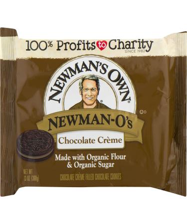 Newman's Own Newman-O's, Chocolate Crme Filled Chocolate Cookies, 13-Ounce Packages (Pack of 6) Chocolate Creme 13 Ounce (Pack of 6)