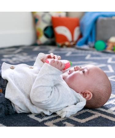 Shop Lil Nibblers Vibrating Apple Teether - Soft Silicone Dental Aid for Babies & Toddlers | International Shipping Available - Buy Online on GoSupps.com