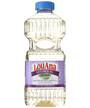 LouAna Pure Safflower Oil, 24 oz 24 Fl Oz (Pack of 1)