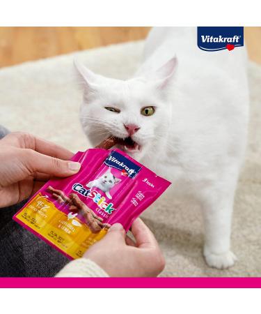 Vita Power Cat Stick Classic - Grain-Free Meaty Snack for Cats | Poultry & Liver Mini Sticks (10x6 Pieces 36g) - Buy Online on GoSupps.com
