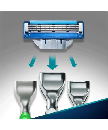 Buy Gillette MACH3 Turbo Starter Set - 8 Blades + Free Razor | International Shipping Available - Buy Online on GoSupps.com