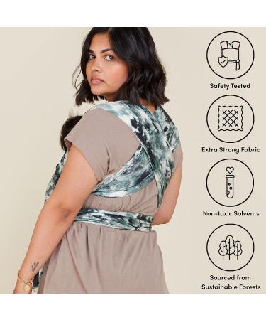 Freerider Co. Stretchy Baby Wrap Carrier | Premium Tencel Fabric | Certified Hip Healthy | Newborn to 30lbs | Ergonomic Design | Verte Color - Buy Online on GoSupps.com