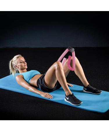 Relaxdays Thigh Trainer - Multifunctional Home Workout for Arms & Legs Adductor & Leg Press Pink - Buy Online on GoSupps.com