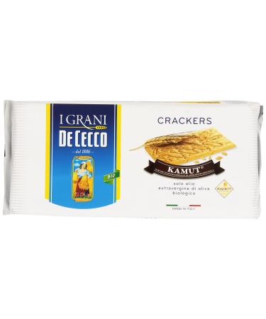 De Cecco Crackers Kamut Wheat 250gr - Lot of 6