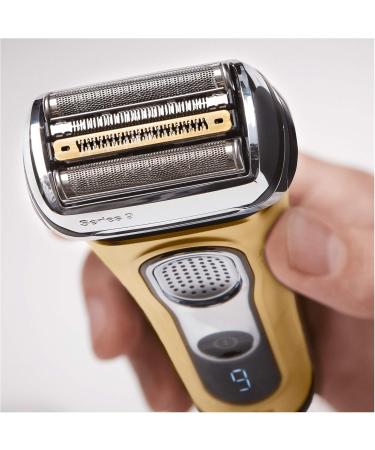 Braun 9299cc Series 9 Men's Electric Beard Trimmer with Blade Cleaning Station and Travel Case Gold Edition - Buy Online on GoSupps.com