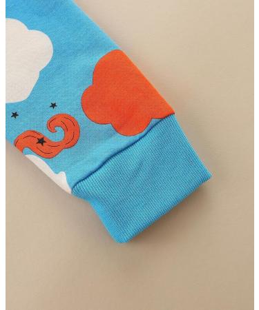 Girls Unicorn Sweatshirt | Cotton Long Sleeve Top for Kids 6-7 Years | Toddler Casual Jumper | Children's T-Shirt for Ages 1-12 - Buy Online on GoSupps.com