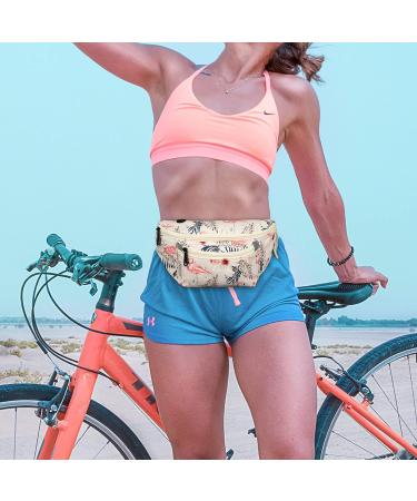 Fanny Pack for Men Women - Waist Bag Pack - Lightweight Belt Bag for Travel Sports Hiking Flamingo 11" x 5" x 6" L(11" x 5" x 6") - Buy Online on GoSupps.com