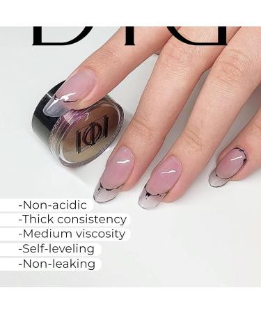 Didier Lab - Premium Pink Glass Solid Builder Gel for Nails - Hard Gel Builder for Extension - Nail Strengthener - LED UV Builder Gel for Nails - Split Nail Repair - Nail Hardener Gel - 50 ml 50 ml (Pack of 1) Pink Glass - Buy Online on GoSupps.com