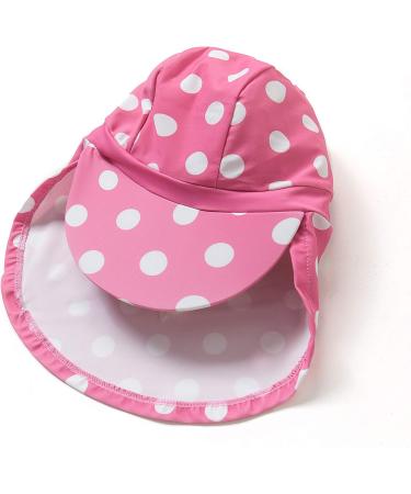 Bonverano Baby Girls UPF 50+ UV Protection One Piece Sunsuit with Sun Cap - Pink & Green | 18-24Months | Green Sleeves - Buy Online on GoSupps.com