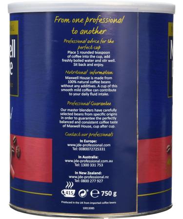 Maxwell House Mild Blend Instant Coffee Powder Tin 750 gm - Buy Online on GoSupps.com