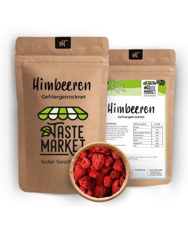 TASTE Guter Geschmack 200g freeze-dried raspberries | whole freeze-dried raspberries | premium quality | no additives from Taste Market