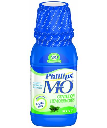 Phillips' Milk of Magnesia with Mineral Oil Mint 12-Ounce (Pack of 2)