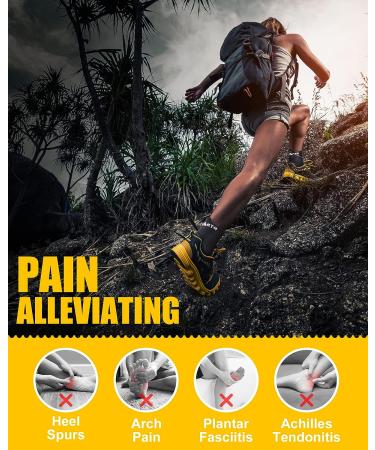 PACERATH Plantar Fasciitis Relief Socks | Arch Brace for Women & Men | XL Compression Socks for Foot and Heel Pain Relief - Buy Online on GoSupps.com