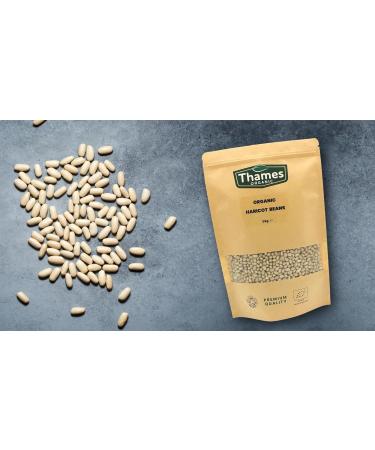 Organic Haricot Beans 1kg - High Fibre, High Protein, GMO-Free - Nutritious and Flavorful - Thames Organic - Buy Online on GoSupps.com