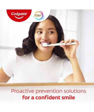 Colgate Total Active Prevention Clean Mint Toothpaste Anticavity Fluoride Toothpaste Clinically Proven Formula That Fights Plaque Bacteria Mint 4 Pack 5.1 oz - Buy Online on GoSupps.com