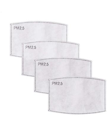 Angie Wood Creations 5 Layers Cycling Filter Carbon Bicycle Filter Anti Pollution PM2.5 Anti-Dust Filter 10 PCS