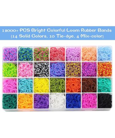 12800+ Rubber Bands Bracelet Kit | 28 Unique Colors | Loom Bracelet Craft Kit for Kids | Includes Accessories | Perfect Gift Set - Buy Online on GoSupps.com