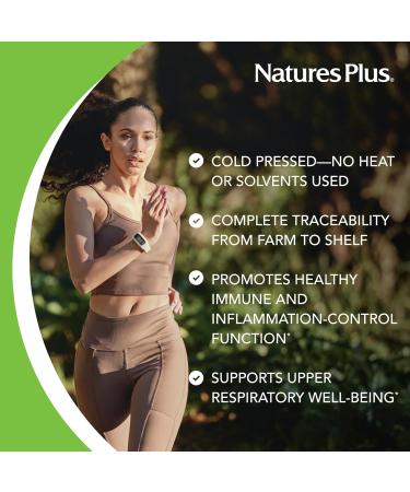 Natures Plus PRO ThymoQuin Black Seed Oil 500 mg - 60 Softgels - Full-Spectrum Cold-Pressed Oil - Gluten Free - 60 Servings - Buy Online on GoSupps.com