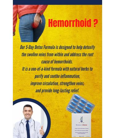 861 HERBS 5-Day Herbal Detox: Lasting Hemorrhoid Relief Formula - Buy Online on GoSupps.com