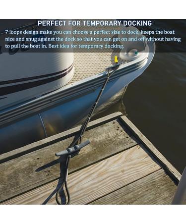 Boaton Boat Bungee Dock Lines - Ideal for Quick & Easy Boat Tying and Rafting | Adjustable Fender Lines - Perfect for Temporary Docking - Buy Online on GoSupps.com