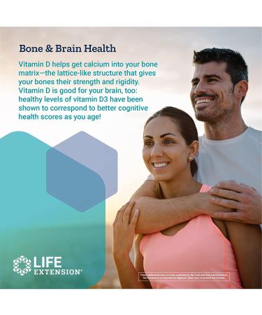 Life Extension Vitamin D3 175 mcg (7000 IU) - 60 Softgels for Optimal Health - Buy Online on GoSupps.com