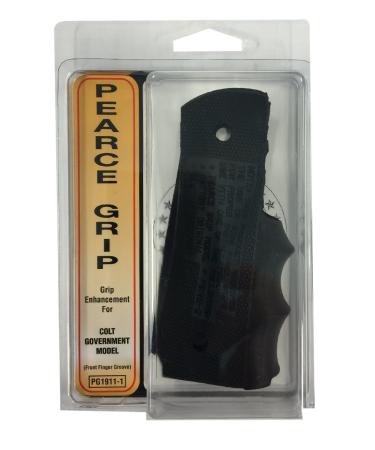 Pearce Grips, Rubber Finger Groove Insert, Fits Colt Government Model 1911 and Equivalents