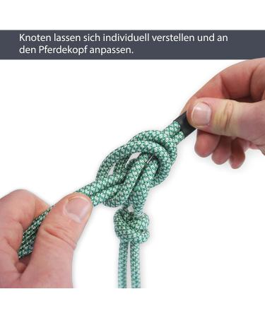 Knothalter f r Bodenarbeit Optimaler Knot-Halter COB f r Shetty (Shetland) | Gr n-Wei | Perfekt f r Frei- Boden- und Lade-Training - Buy Online on GoSupps.com