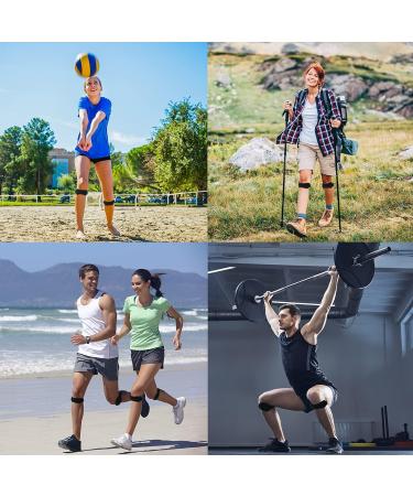 Ziquan777 Knee Brace Straps - Patellar Tendon Support with Silicone for Knee Pain Relief - 2 Pack Black - Buy Online on GoSupps.com