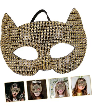 minkissy Eye Patch Eye Mask Decor Masquerade Mask Cosplay Mask for Adults Mask Prop for Women Masquerade Party Mask Animal Mask Props Female Mask European and American Blindfold Rhinestones - Buy Online on GoSupps.com