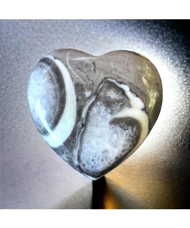 Steinfixx Large Gem Heart | Healing Crystal | Chakra & Massage Stone | Perfect Gift | Shell Jaspis - Buy Online on GoSupps.com
