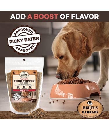 Beef Liver Dog Food Topper - Enhance Your Dog's Meal with Flavor - 8oz Pack for Picky Eaters - Buy Online on GoSupps.com