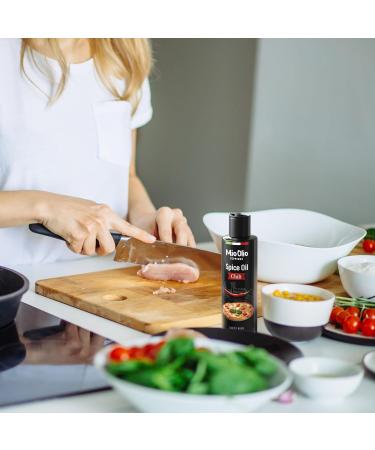 3 x Mioolio Spice Oil - Chilli Oil for Pizza Pasta & More | All-Natural No Artificial Flavors No Palm Fat - Buy Online on GoSupps.com