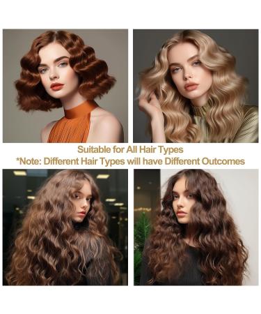 Dazspirite 5-Barrel Curling Iron for Large Curly Waves - Adjustable Temperature Hair Styler for Long & Short Hair - Buy Online on GoSupps.com