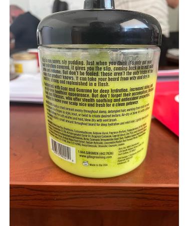 GIBS Grooming Con Man Hair & Beard Pudding 19 Fl Oz - Styling and Conditioning | Long-Lasting Hold | Pack of 1 - Buy Online on GoSupps.com