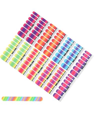 Agatige 14 Sheet Full Wraps Nail Polish Stickers Nail Gel Polish Strips Self-Adhesive Gradient Color Full Nail 3D Gradient Color Sticker Sheets for Nail Wrap Stickers Decals - Buy Online on GoSupps.com